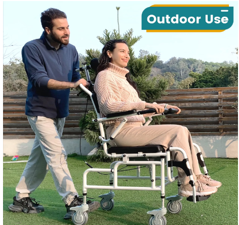 Eosprim Reclining Shower Chair Wheelchair w/ Commode – Bariatric – Local Pickup
