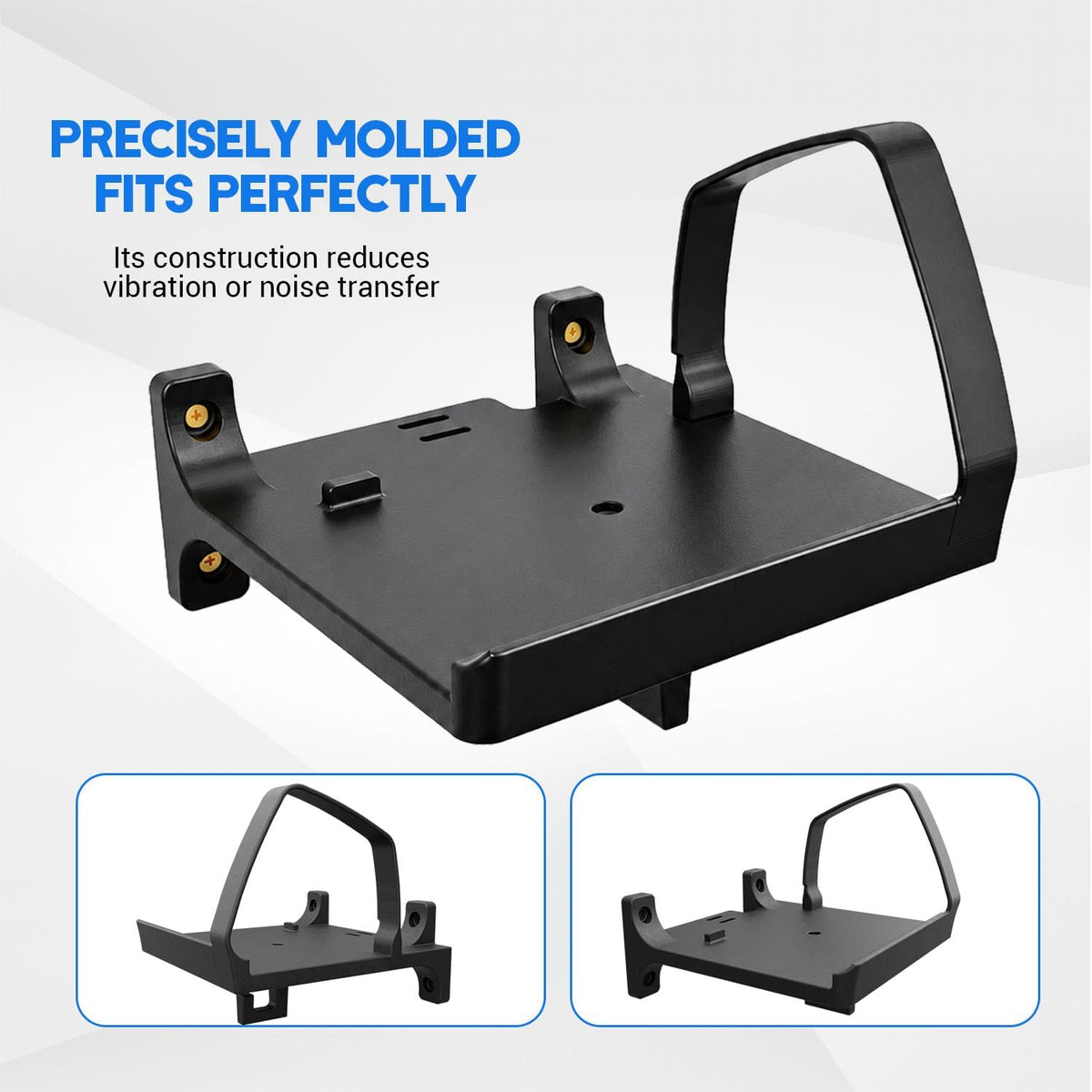 Vornalex CPAP Wall Mount Shelf for ResMed AirSense 10 Mask & Hose Holder Black