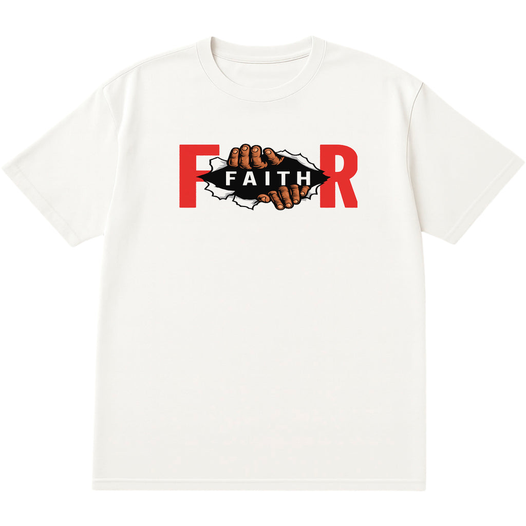 T-shirt | FAITH  | Mix 4 | Size XL, 2XL, 3XL, 4XL, 5XL, 6XL | 100% COTTON