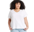 Women's Short Sleeve V-Neck T-Shirt - Ava & Viv™ | Size 4X