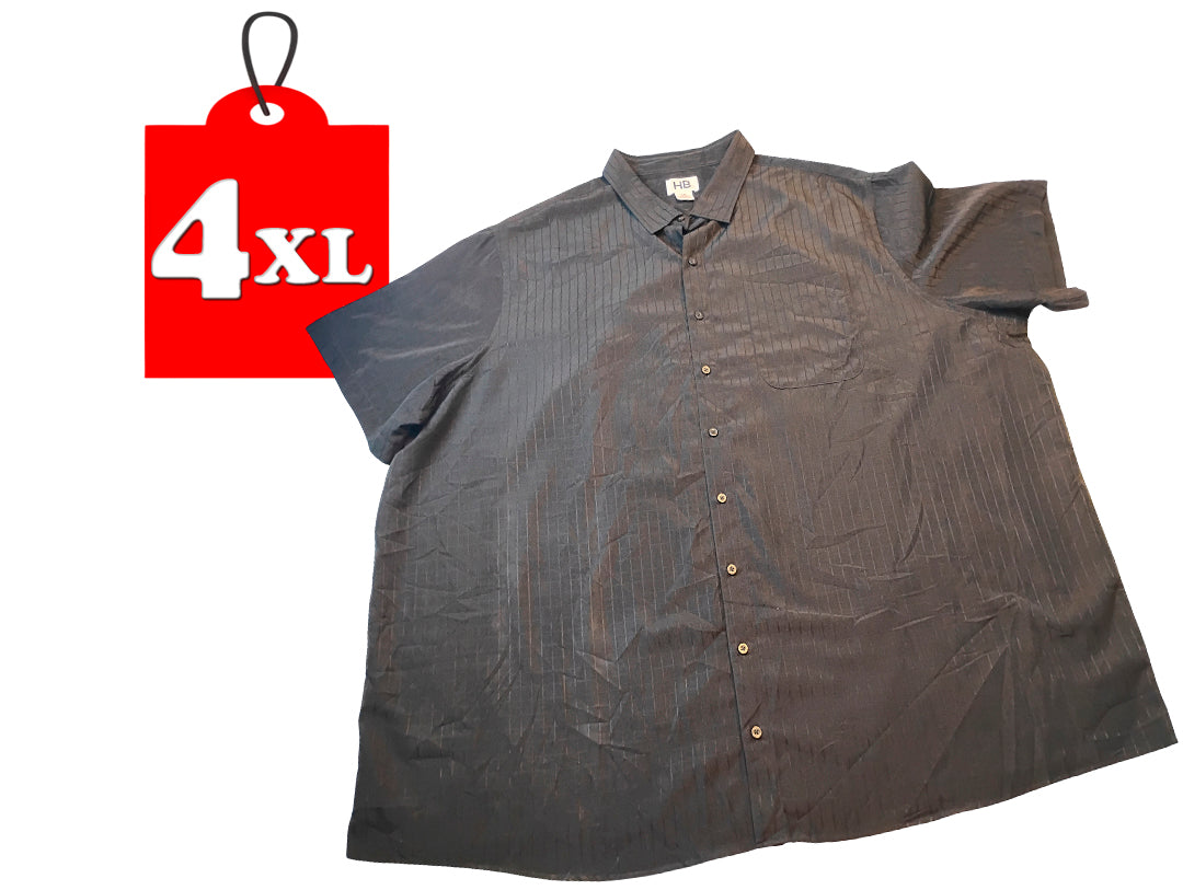 Camisa manga corta de botones | con bolsillo | Marca HB | Size 4XL