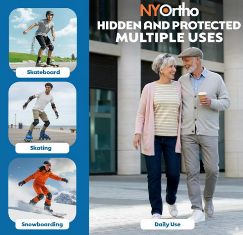 NYOrtho ULTRA Hip Protector Brief – Padded Low Profile Fall Protection Shorts – Unisex