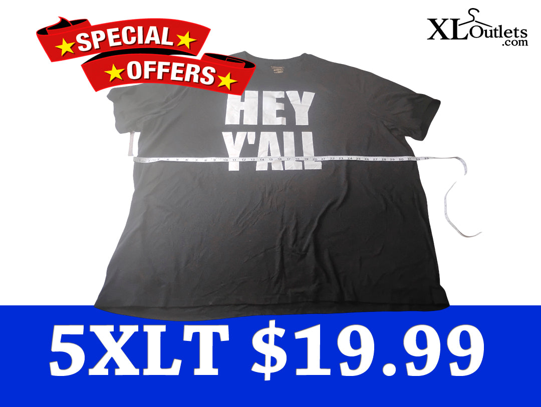 T-shirt HEY Y'all | Size 5XLT