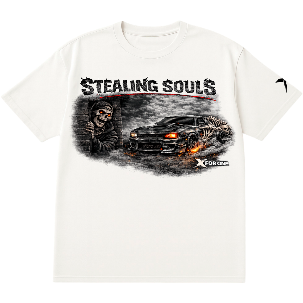 STEALING SOULS Graphic Tee – X FOR ONE Streetwear Collection