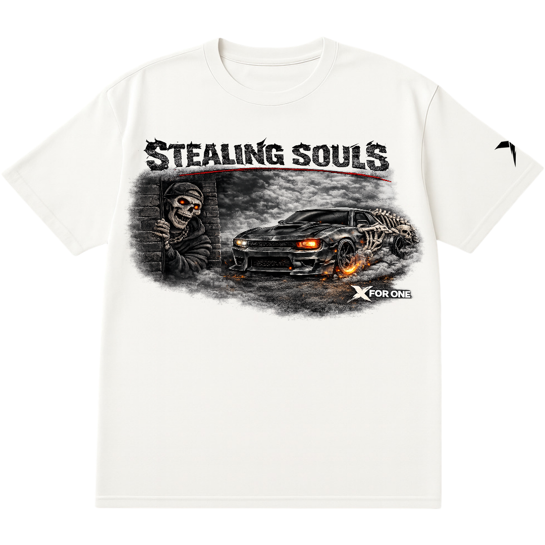 STEALING SOULS Graphic Tee – X FOR ONE Streetwear Collection