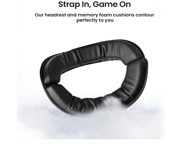 KIWI design K4 Head Strap for Meta Quest 3/3S VR Comfort Adjustable White