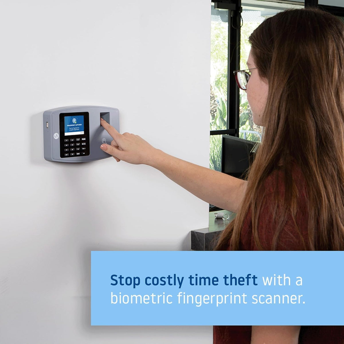 uAttend BN6000 Biometric Time Clock Fingerprint Employee Attendance Cloud System