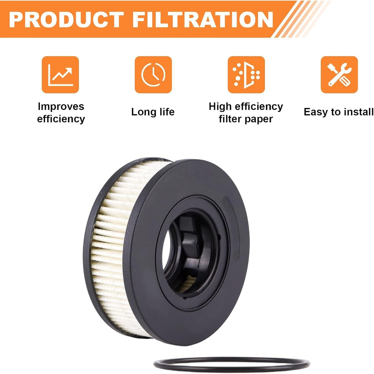 504075145 Crankcase Breather Filter for IVECO John Deere CV50847 MK667053