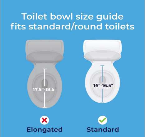 Drive Medical 2-in-1 Locking Raised Toilet Seat with Removable Arms – 5" Height