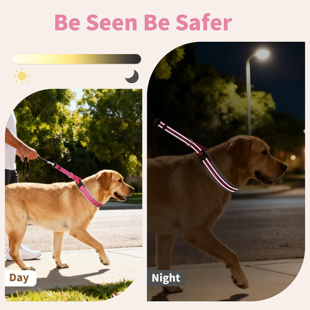 Mayerzon Martingale Dog Training Collar Hot Pink Reflective Small Medium Large XL