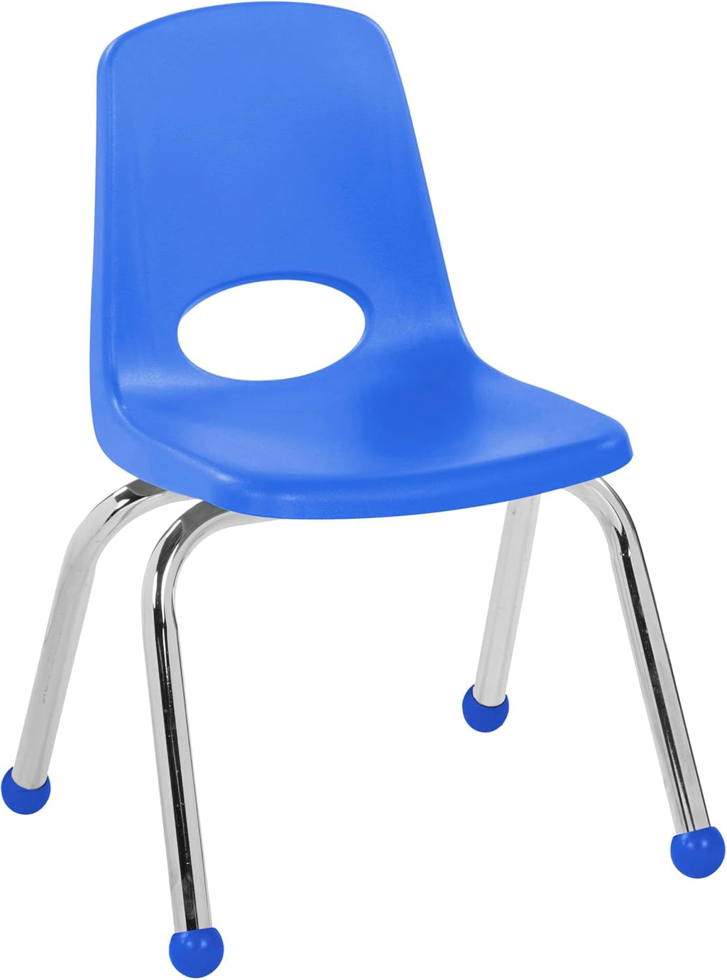 FDP 12" School Stack Chairs Blue 6 Pack Classroom Daycare Local Pickup Only