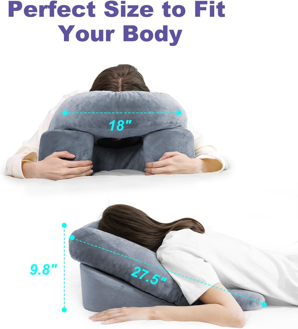 HOMCA Face Down Pillow After BBL Eye Surgery Massage Pillow Memory Foam CertiPUR-US