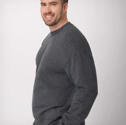 Hanes EcoSmart Unisex Fleece Sweatshirt 4XL (Big & Tall Sizes Available)