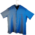 Paul Fredrick Camisa de Botones Manga Corta XXL Classic Fit 100% LINEN