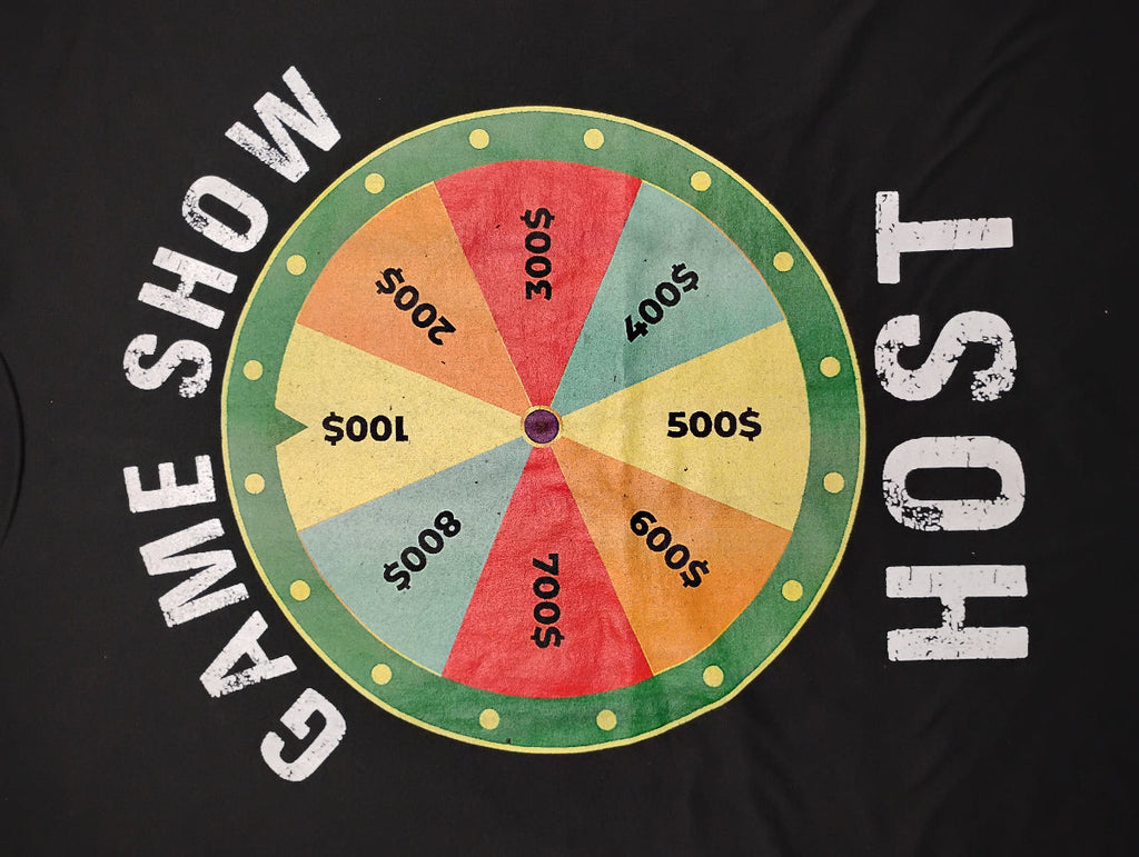 T-shirt Game Show Host Size 4XL | 4TG | 4EG | 100% Cotton