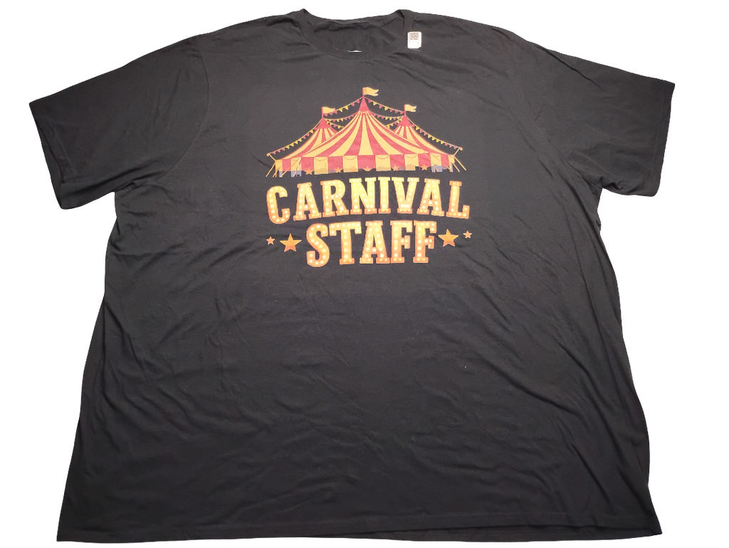 T shirt Carnival Staff 6XLT 100% Cotton