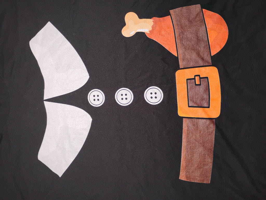 T-shirt Thanksgiving negra 3XL | 100% Cotton