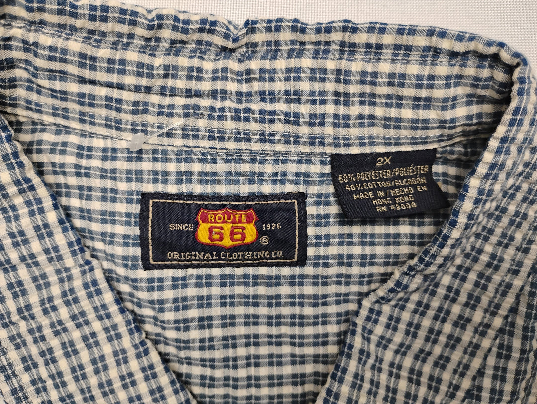 Camisa manga corta Marca Route 66 | Size 2X