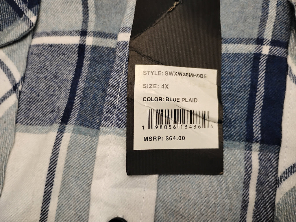 Camisa manga larga Marca Steve's Jeans 4X