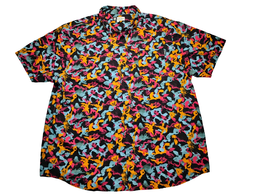 Camisa manga corta Marca Lifted Research Group 3XL | 100% COTTON