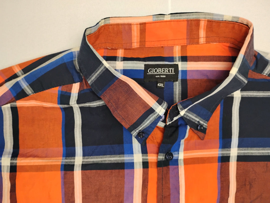 Camisa manga corta Marca GIOBERTI 4XL