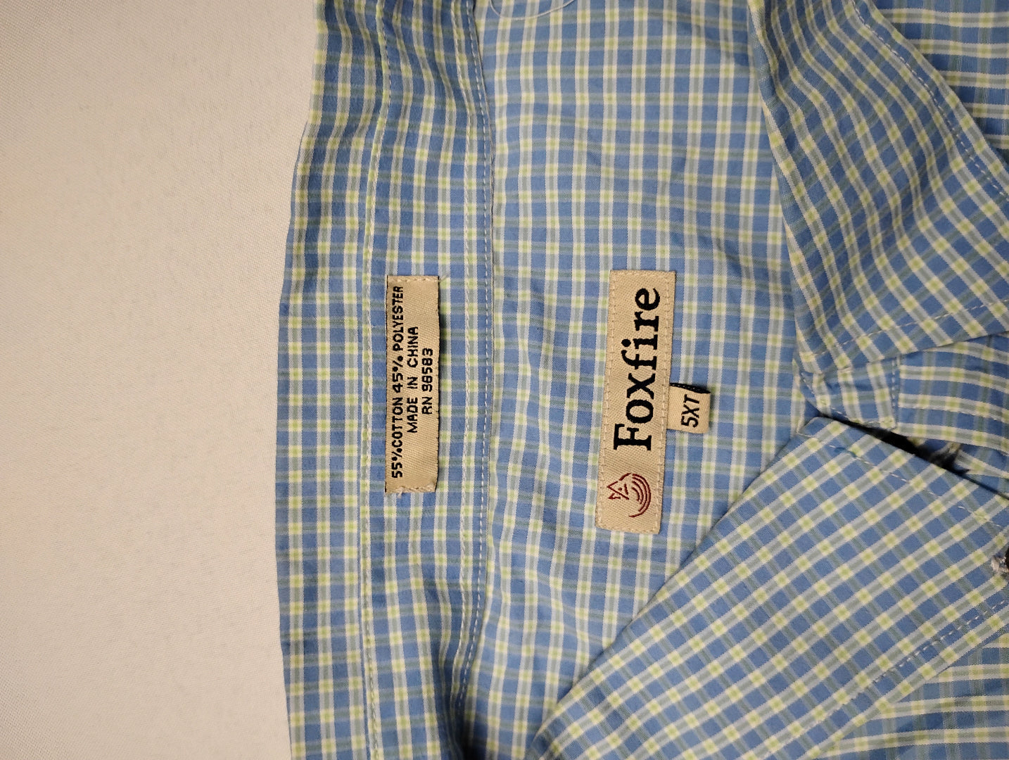 Camisa manga larga Marca Foxfire Size 5XT