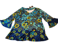 Blusa de estampados florales | Marca REBORN | Size 2X