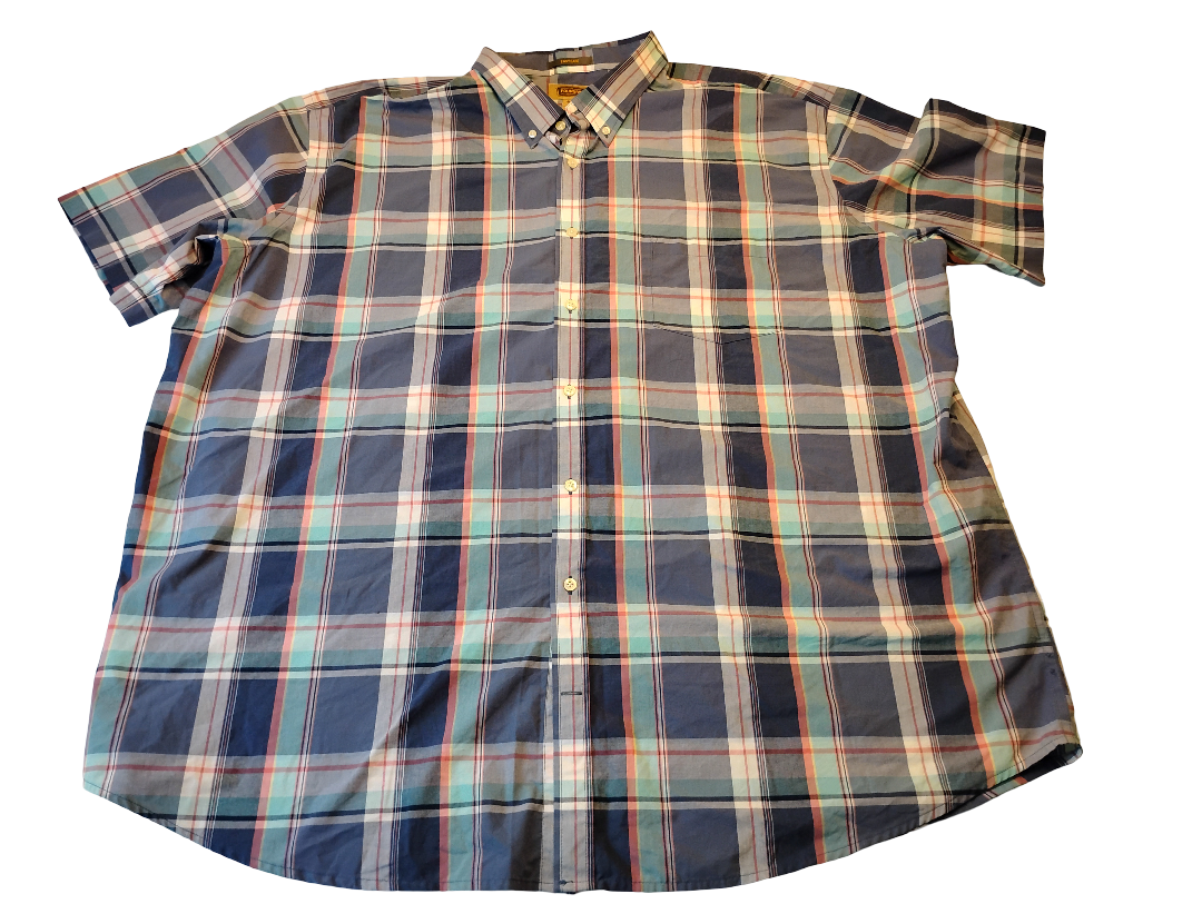 Camisa manga corta de botones Marca Foundry Size 4XL