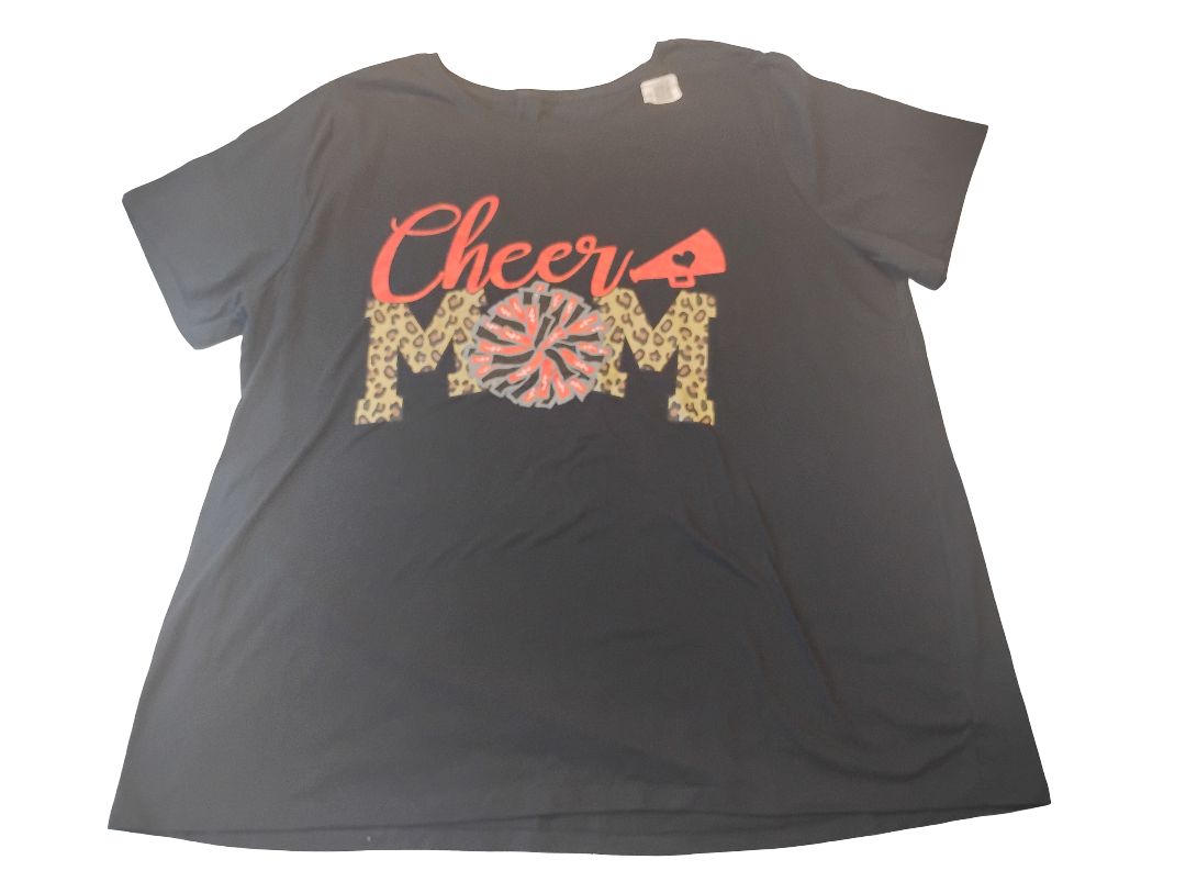 T shirt Cherr Mom 100% Cotton Size 3X
