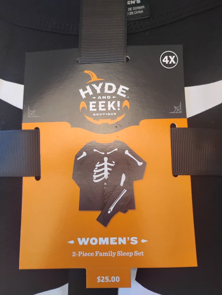 Pijama de Halloween de mujer Size 4XL