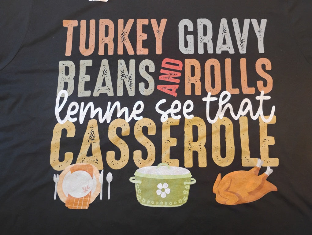 T Shirt Turkey Gravy | Size 3XL de mujer | 100% Cotton