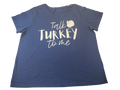 T shirt Talk Turkey Size 3X 100% Cotton
