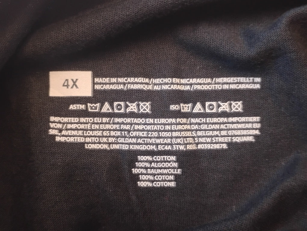 T shirt de Hallowing Size 4XL 100% Cotton