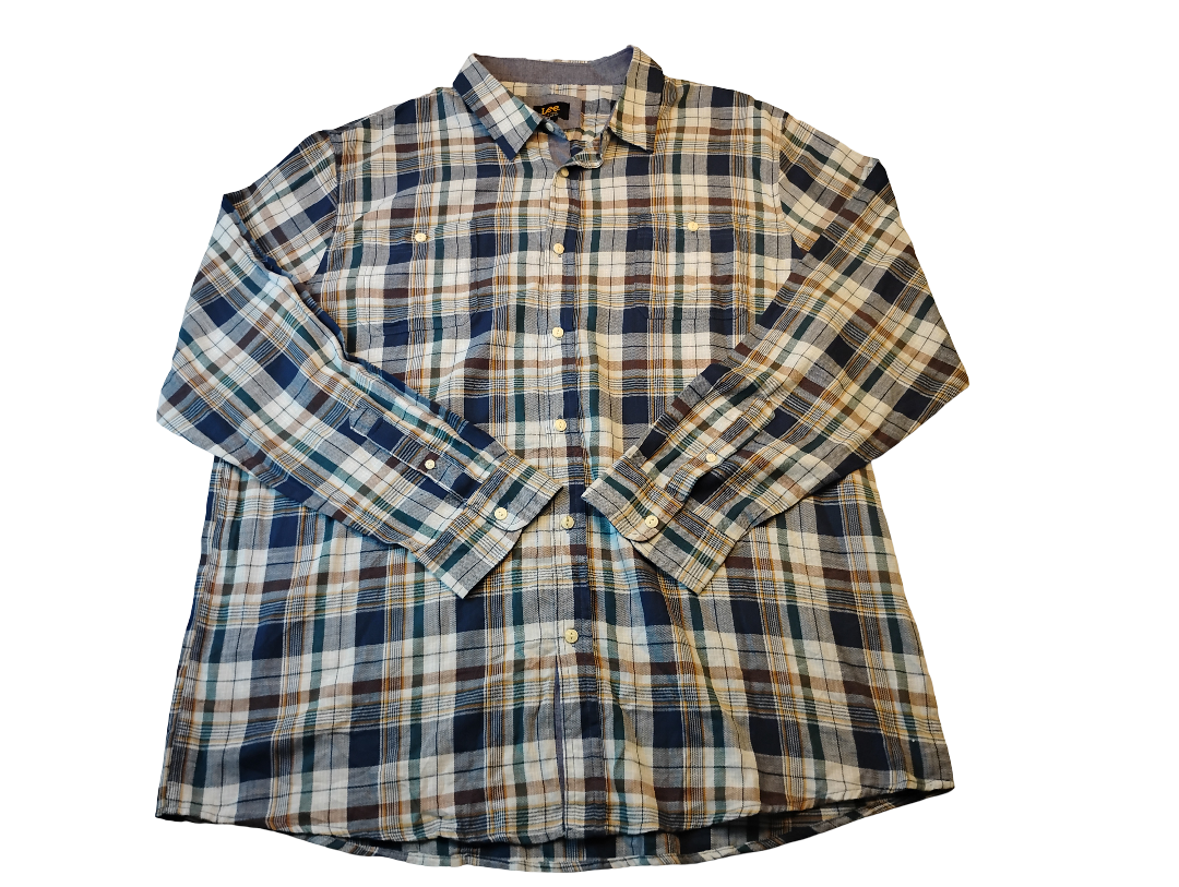 Camisa manga larga | Marca Lee | Size 2XL | 100% Cotton