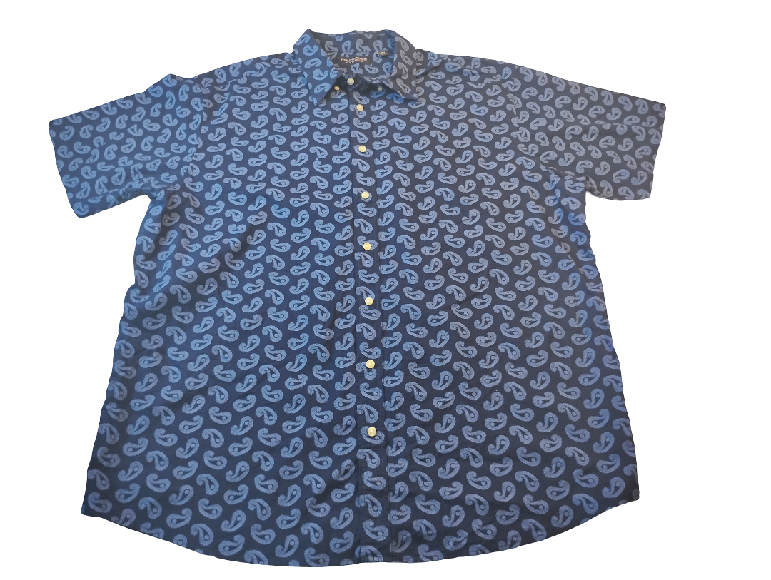 Camisa manga corta Marca ROUNDTREE & YORKE 3XT 100% COTTON