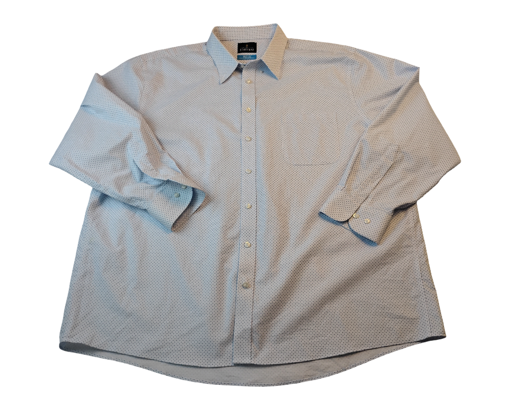 Camisa manga larga Marca STAFFORD Size 2XL  18-18 1/2