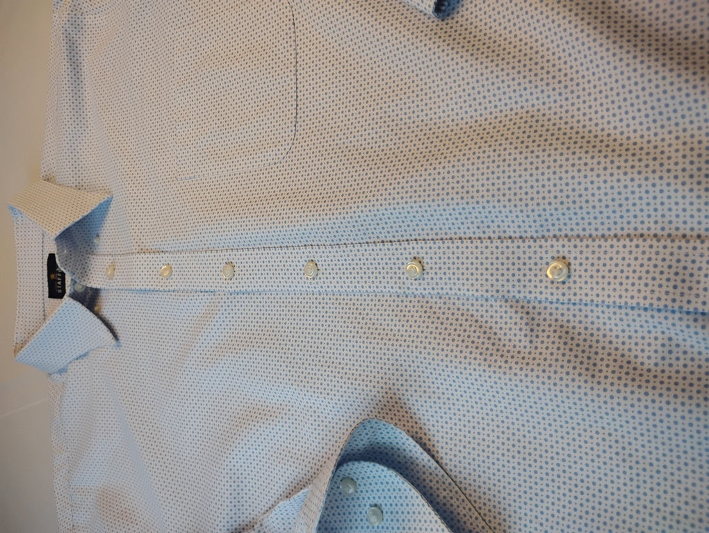 Camisa manga larga Marca STAFFORD Size 2XL  18-18 1/2