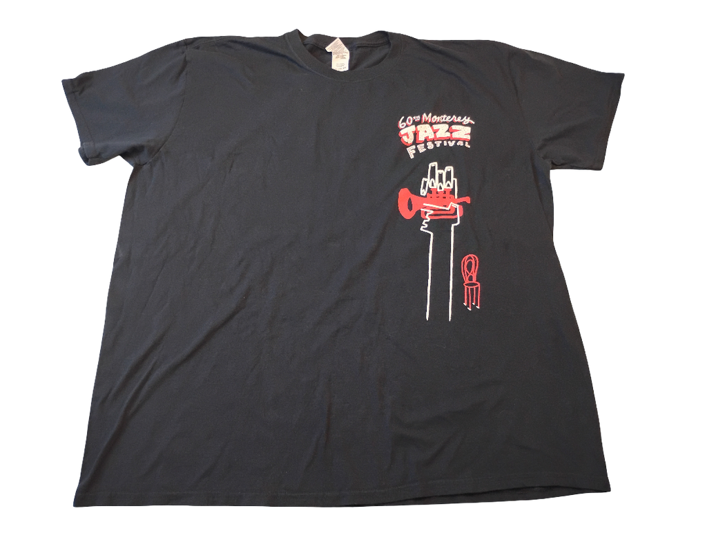 T shirt 60TH Monterey Jazz Festival Size 2XL | 100% Cotton