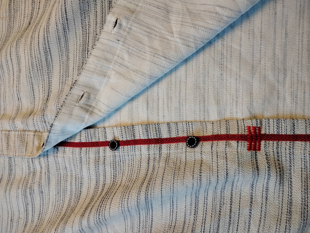 Camisa manga corta Marca ACROSS THE POND DE RAYAS | Size 3X | 100% Cotton