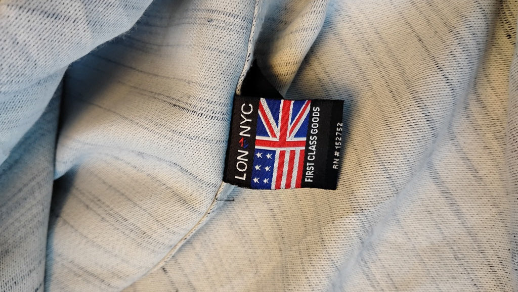 Camisa manga corta Marca ACROSS THE POND DE RAYAS | Size 3X | 100% Cotton