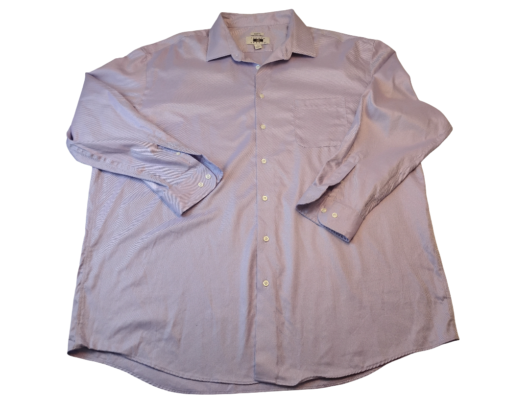 Camisa manga larga Marca JOSEPH ABBOUD | Size 19 Tall | 100% Cotton
