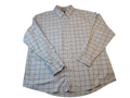 Camisa manga larga de cuadro Marca LANDS' END  SIze 2XL | 100% Cotton