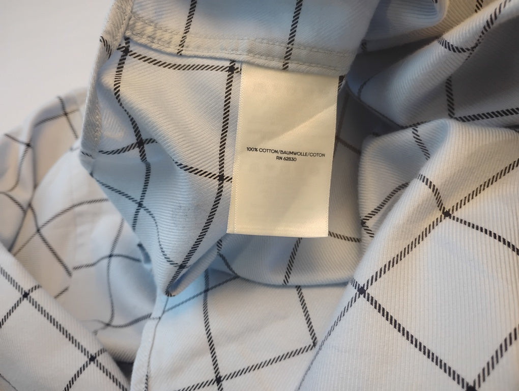 Camisa manga larga de cuadro Marca LANDS' END  SIze 2XL | 100% Cotton