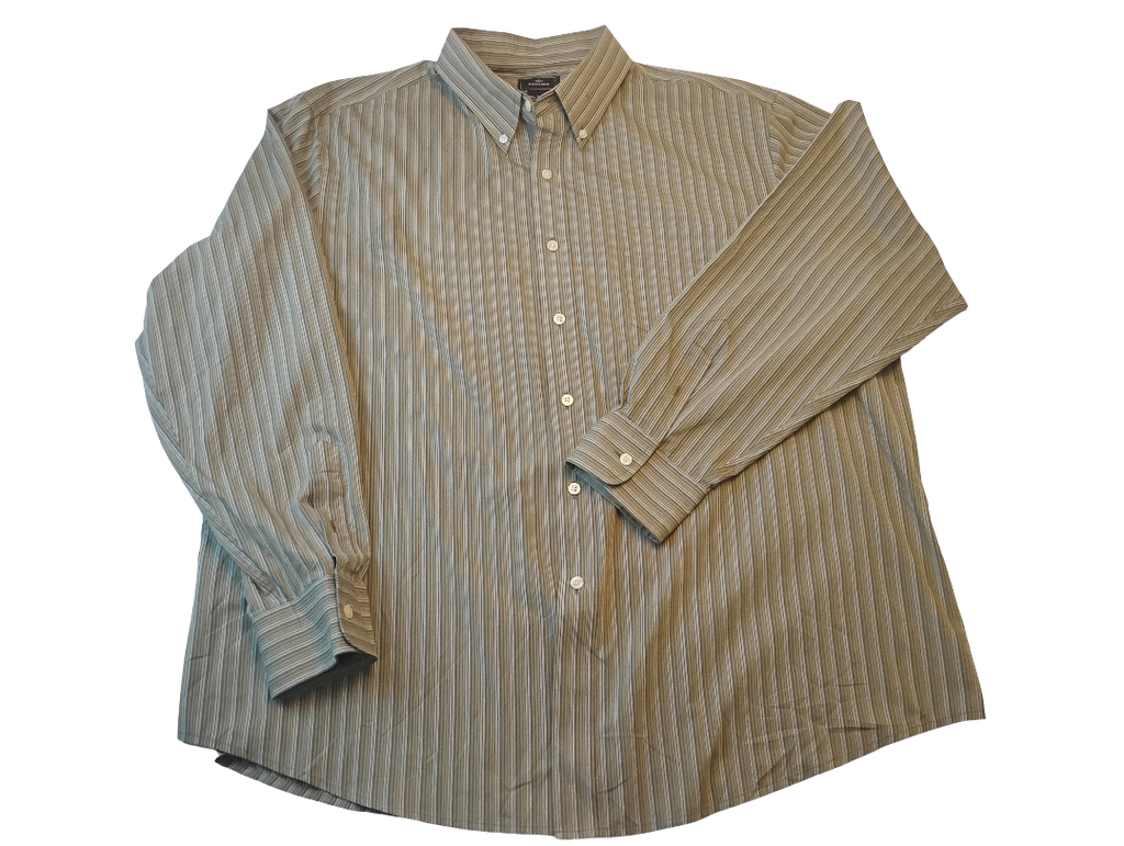 Camisa manga larga de rayas Marca DOCKERS Size 2XL
