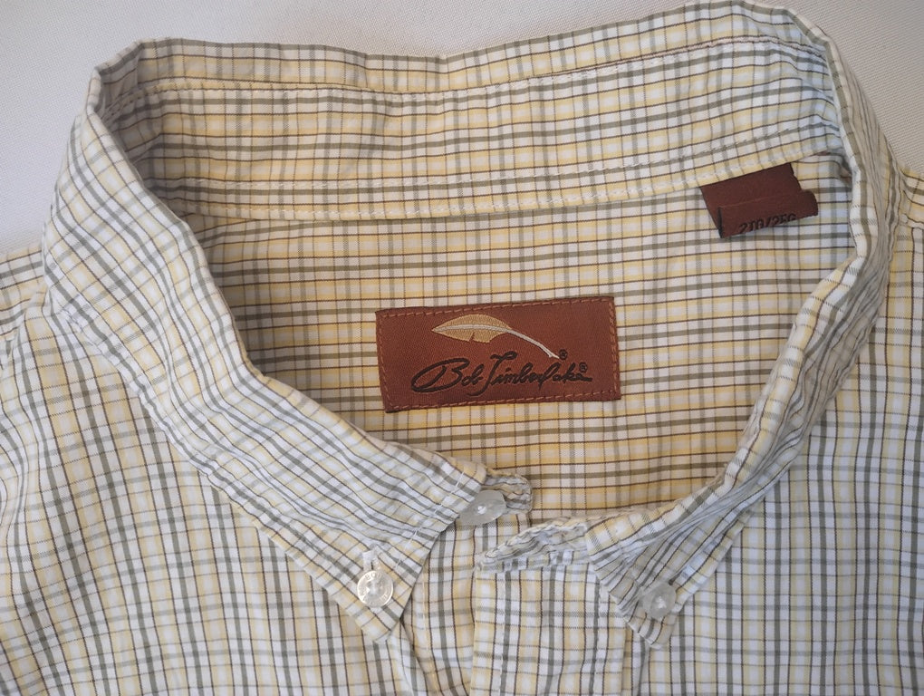 Camisa manga corta de botones con bolsillo Marca Bob Timberlake Size 2XL | 100% COTTON