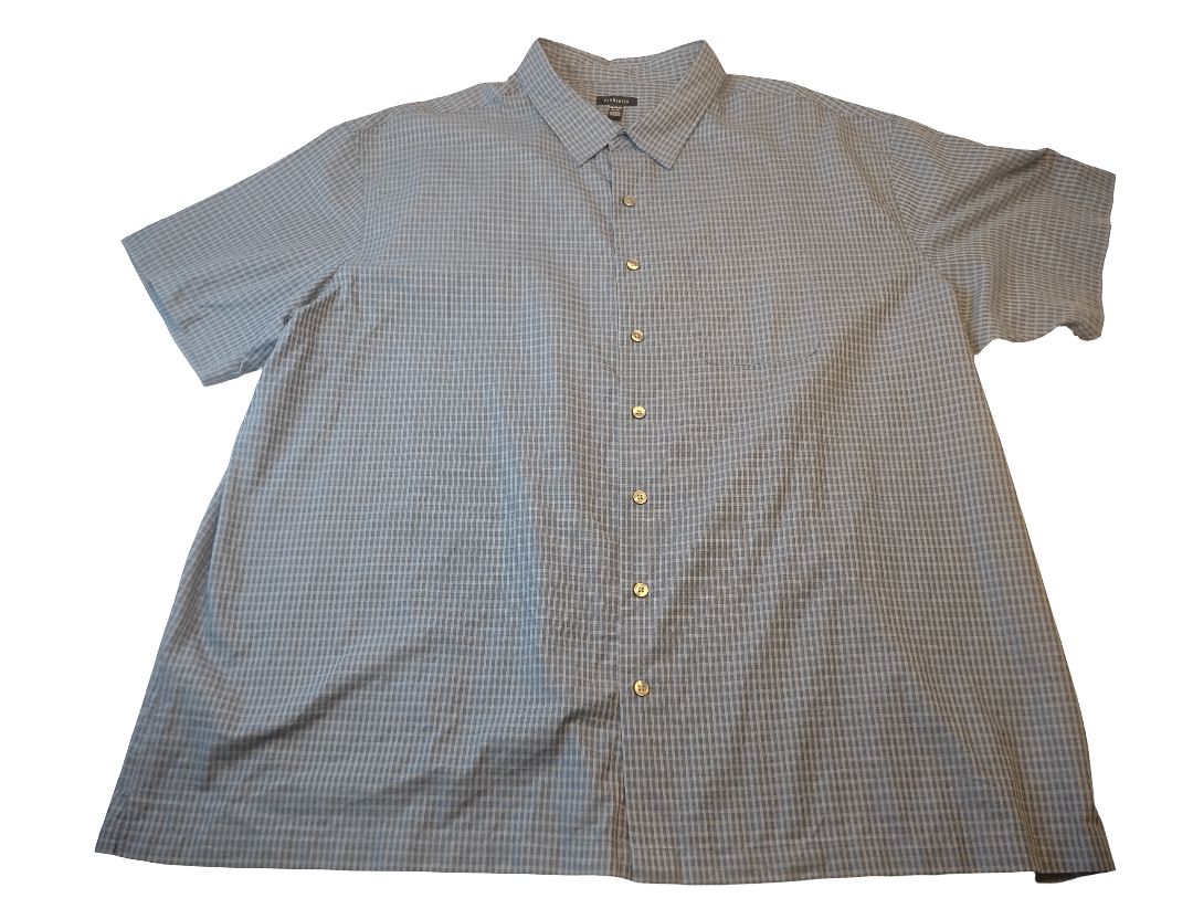 Camisa manga corta de botones Marca Van Heusen Size 4XL | 4XL TG