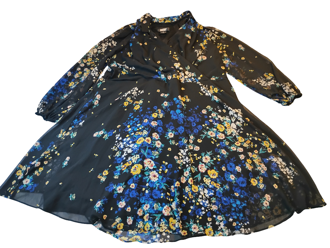 Traje de estampados florales | Marca DKNY | Size 22W