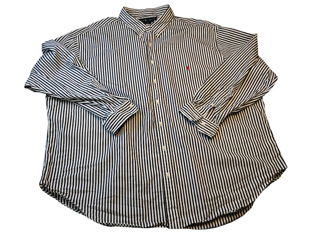 Camisa manga larga | Marca Ralph Lauren 100% COTTON | Classic Fit | Size 4XB BIG