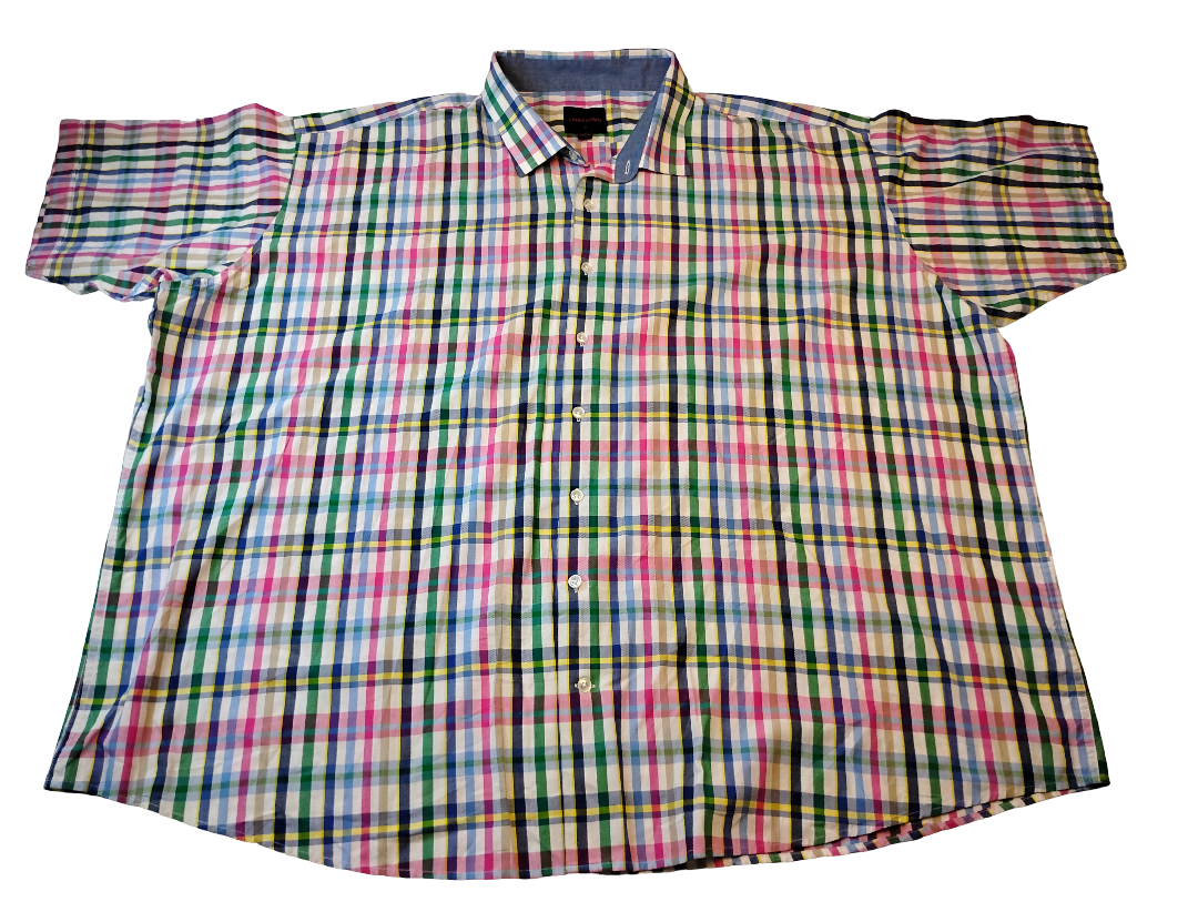 Camisa manga corta  | Marca LINEA UOMO | Size 5X