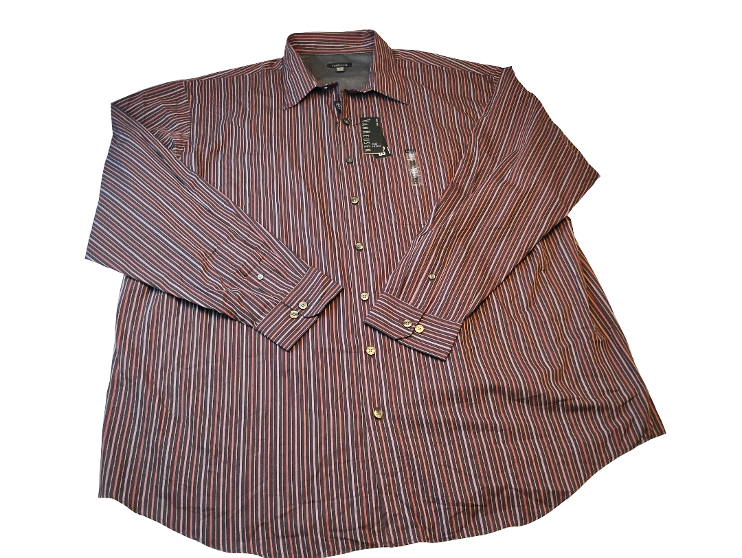 Camisa manga larga de botones | Marca Van Heusen |  Size 3XLT | Grand & Taille